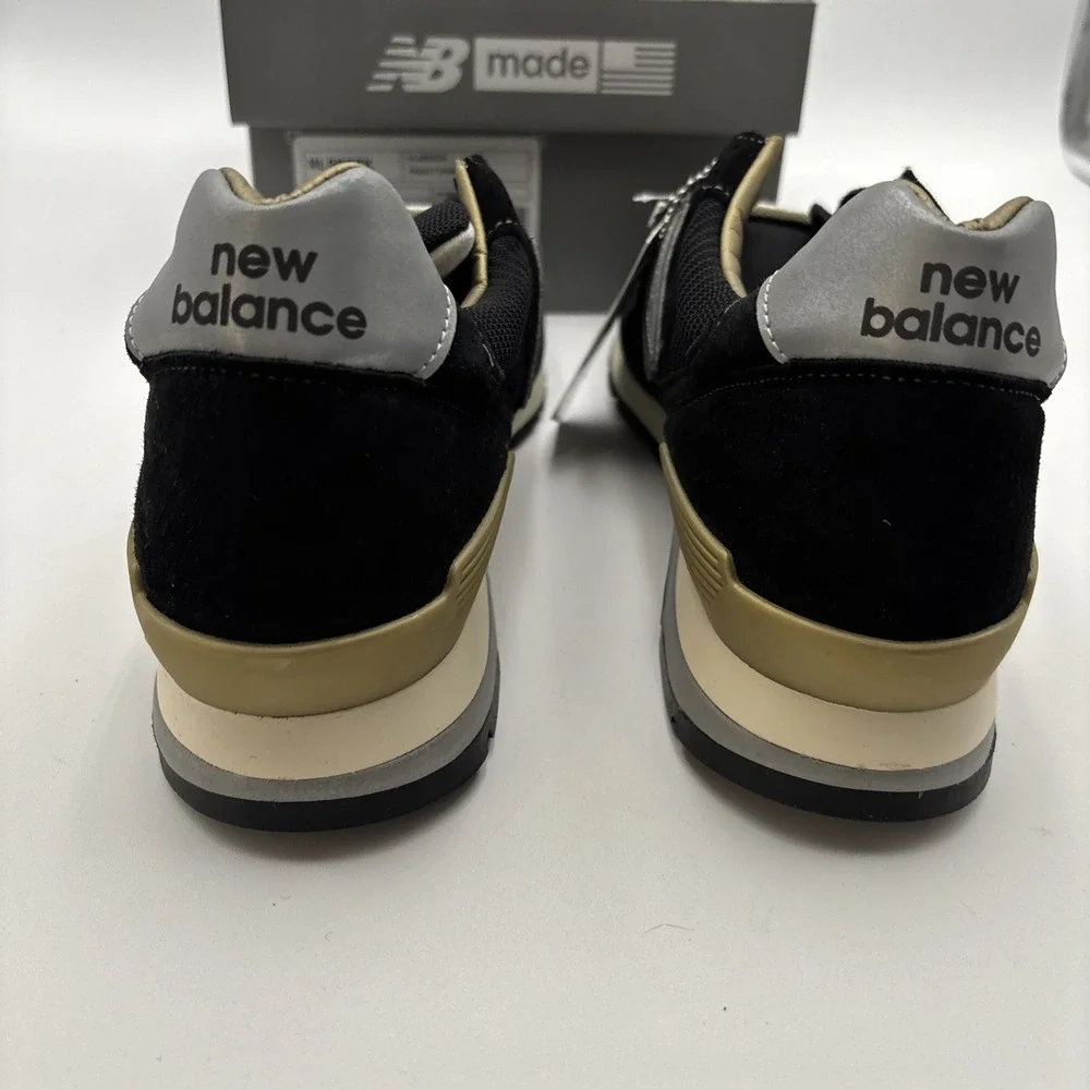 New Balance 996 Running Shoes 30TH Anniversary Black Gold Gray Men 12 NEW W/ BOX